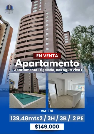 Apartamento en Res Agua Viva I