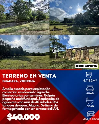 Terreno en Guacara, Sector Vigirima
