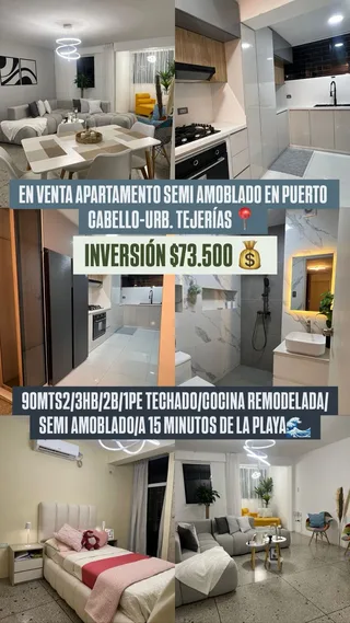 Apartamento en Urb. Tejerías