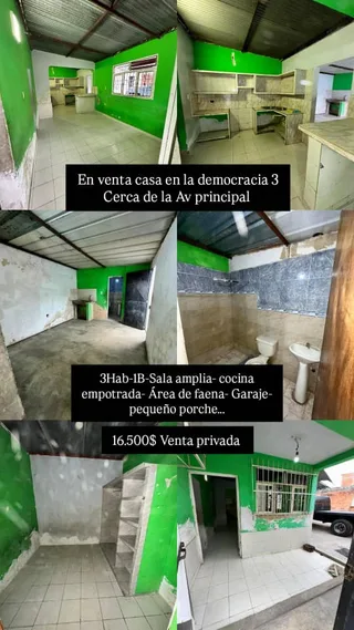 Casa en La democracia