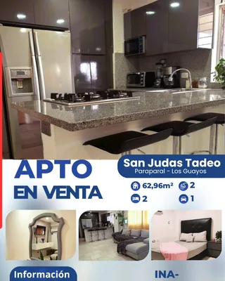 Apartamento en San Judas Tadeo, Paraparal - Los Guayos