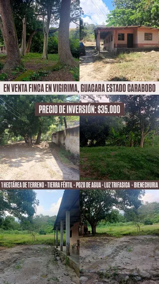 Terreno en Vigirima, Guacara