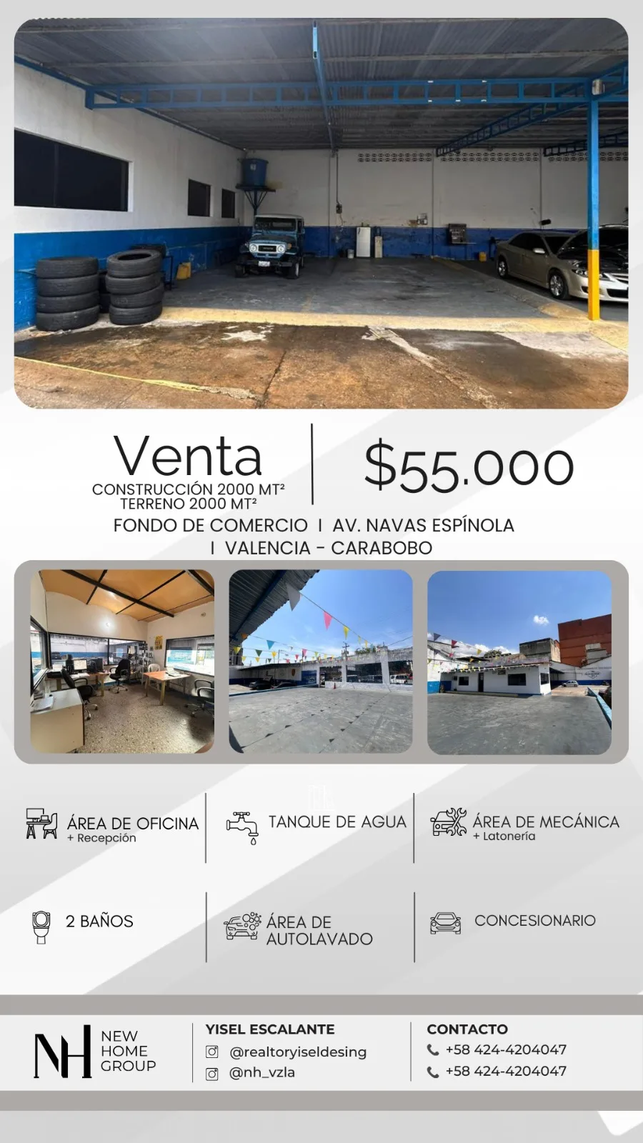 Local en Venta en Av Navas Espínola, Valencia - Carabobo 2000m² — USD 55,000