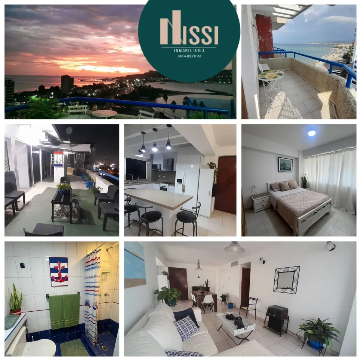 Apartamento en Alquiler en Res. Mar de Leva Lechería — 4 hab — USD 130