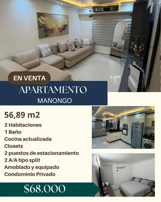 Apartamento en Mañongo