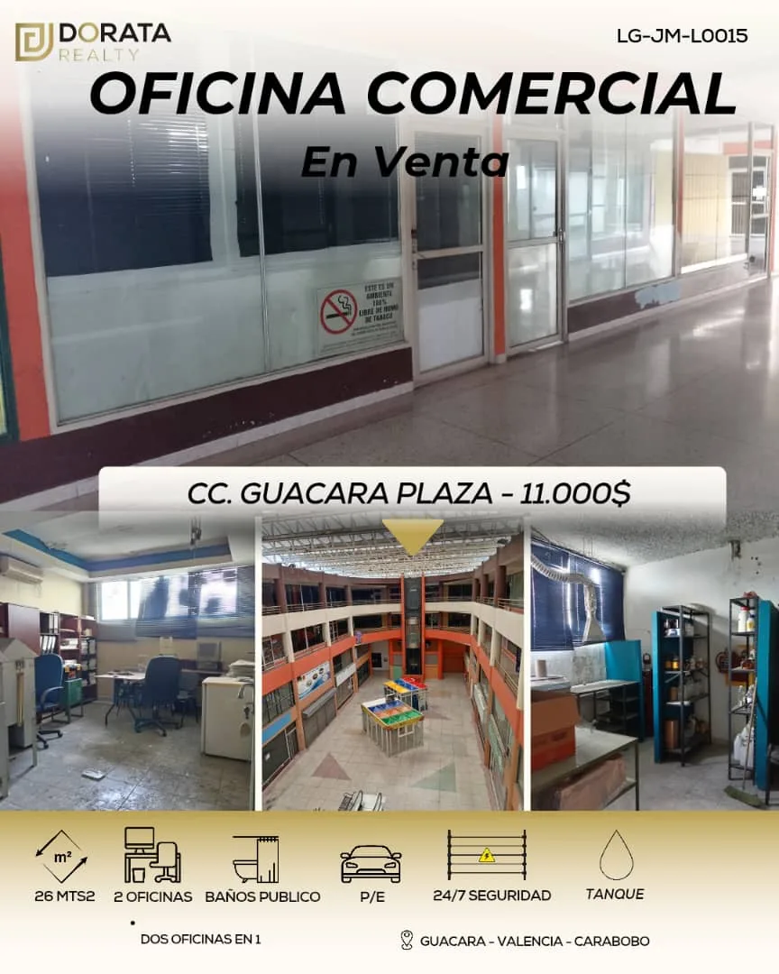 Local en Venta en Cc guacara Plaza 26m² — USD 11,000