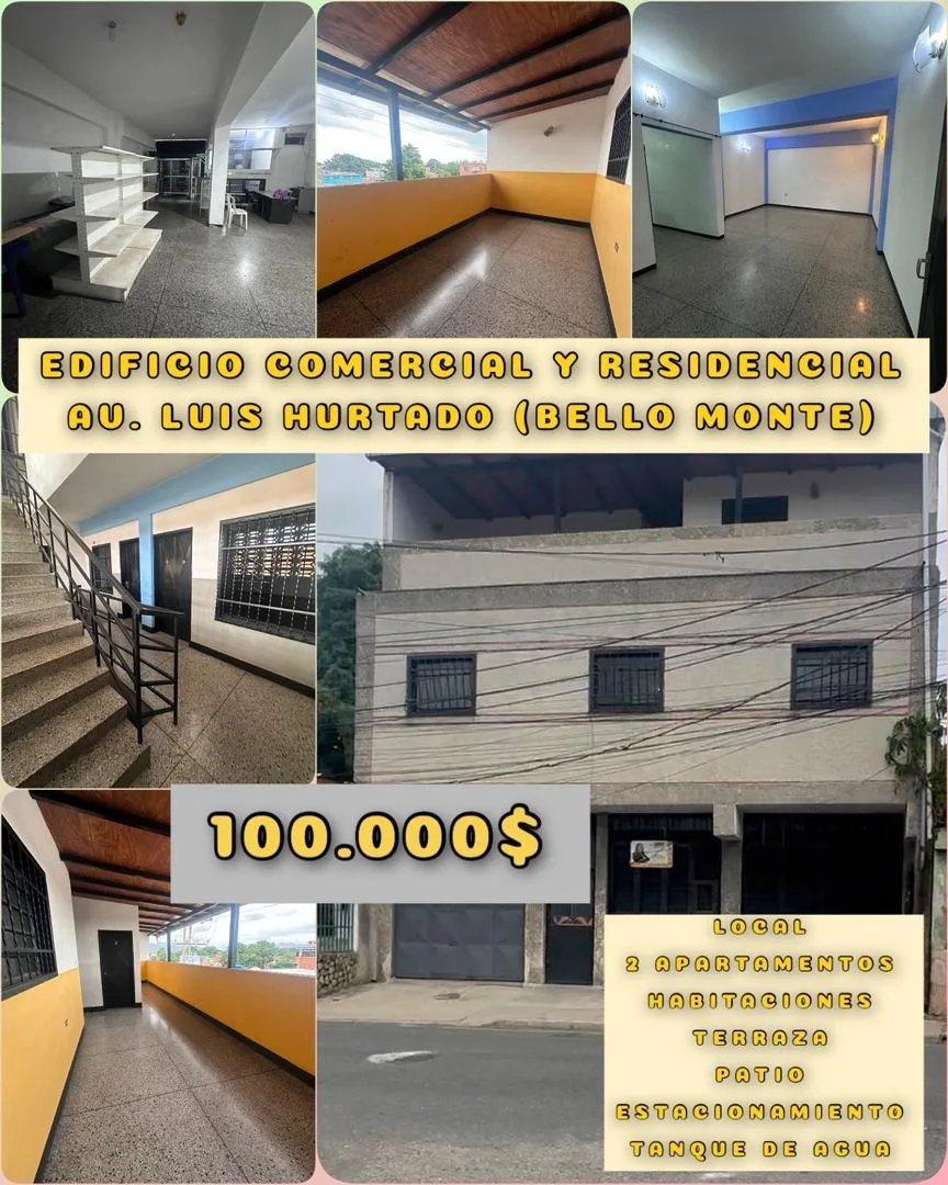 Edificio en Venta en Bello Monte — 14 hab — USD 100,000