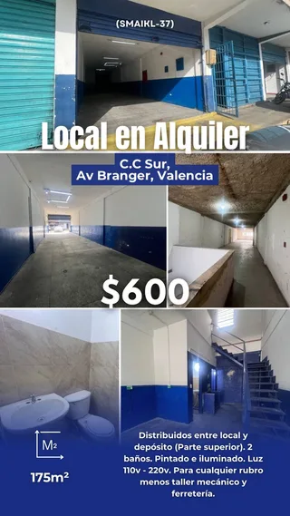 Local en C.C. Sur, avenida Branger - Valencia