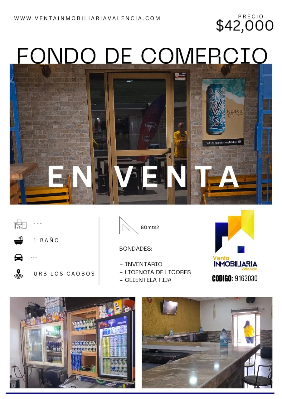 Local en Venta en C.C La Guacamaya Urb Los Caobos 200m² — USD 42,000