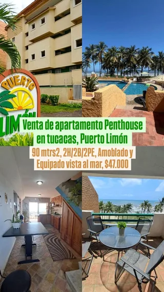 Apartamento en Tucacas, conjunto Puerto Limón