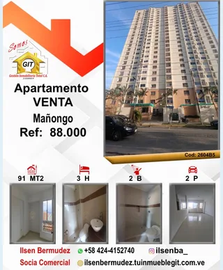 Apartamento en Sector Mañongo, Naguanagua, Residencias Taguay