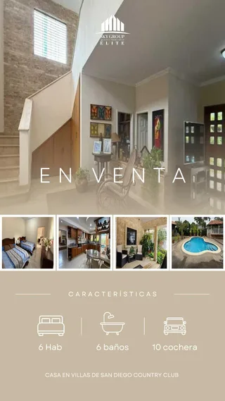 Casa en Villas de San Diego Country Club