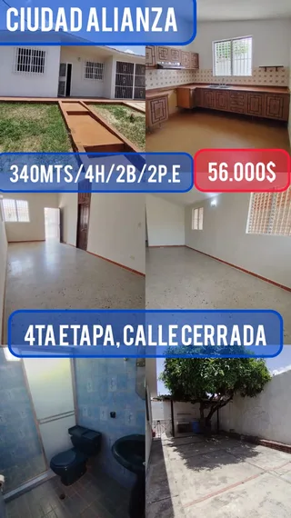 Casa en Ciudad Alianza, 4ta Etapa
