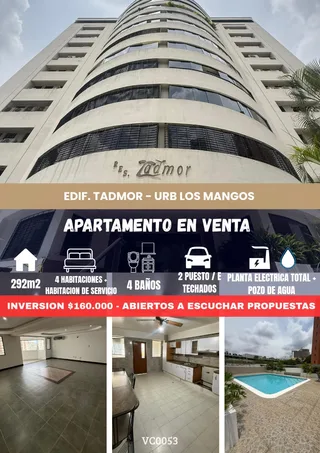 Apartamento en Urb. Los Mangos