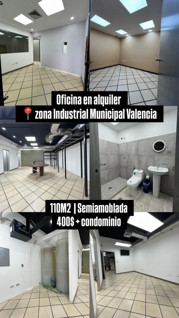 Oficina en Alquiler en Zona industrial Municipal Valencia 110m² — USD 400