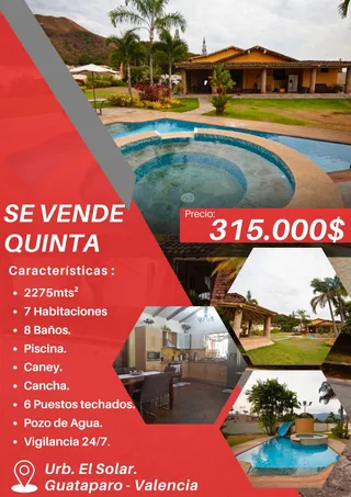 Casa en Urb. El Solar Guataparo