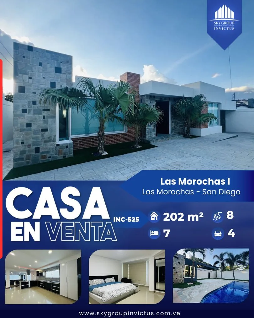 Casa en Venta en Las Morochas - San Diego — 8 hab 202m² — USD 270,000