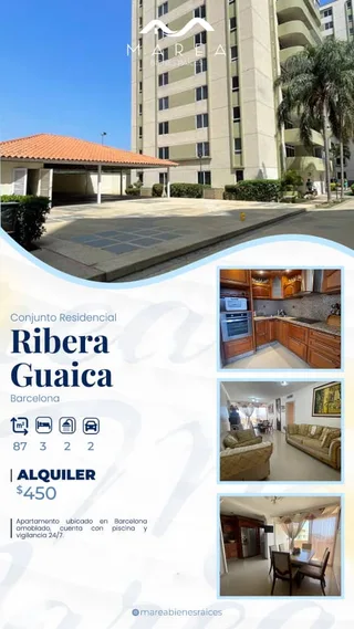 Apartamento en C.R Ribera Guaica
