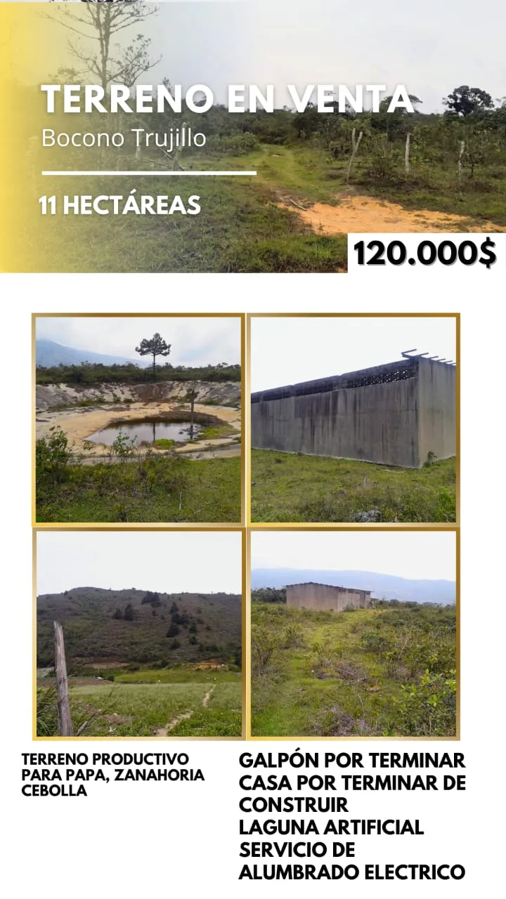 Terreno en Venta en Unidad de Producción Cabimbú Sector Cabimbú 111222m² — USD 120,000