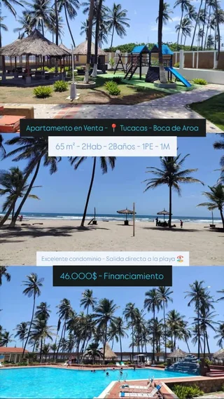 Apartamento en Conjunto Costa Grande Tucacas / Boca de Aroa