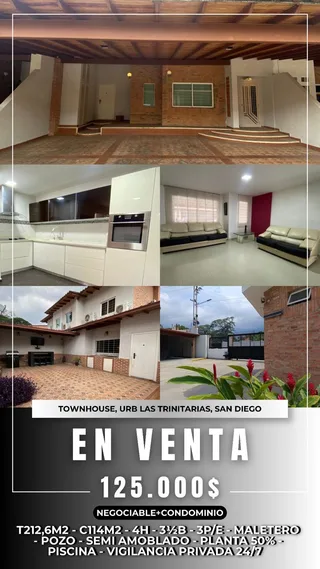 Townhouse en Urb. Las Trinitarias, San Diego