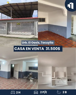 Casa en El Oasis, Tocuyito