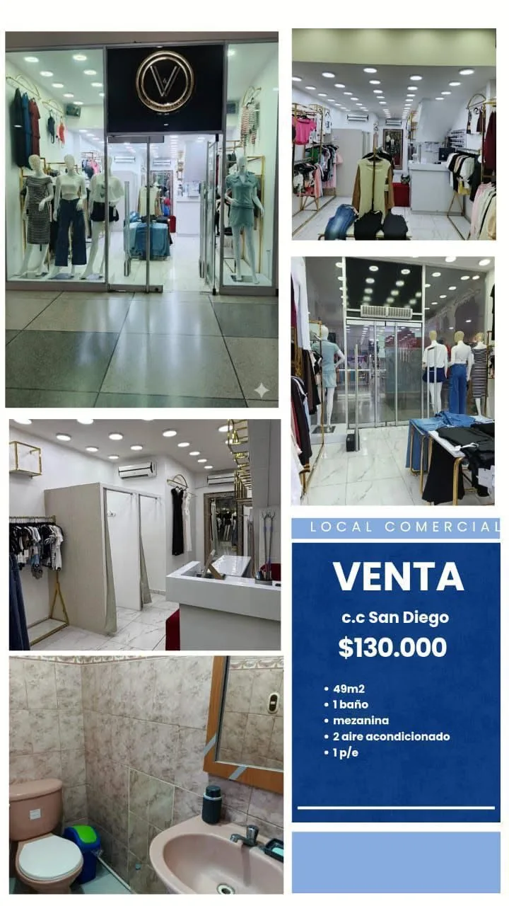 Local en Venta en C.C. San Diego 40m² — USD 130,000