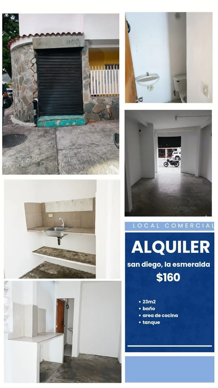 Local en Alquiler en la esmeralda, San Diego 23m² — USD 160