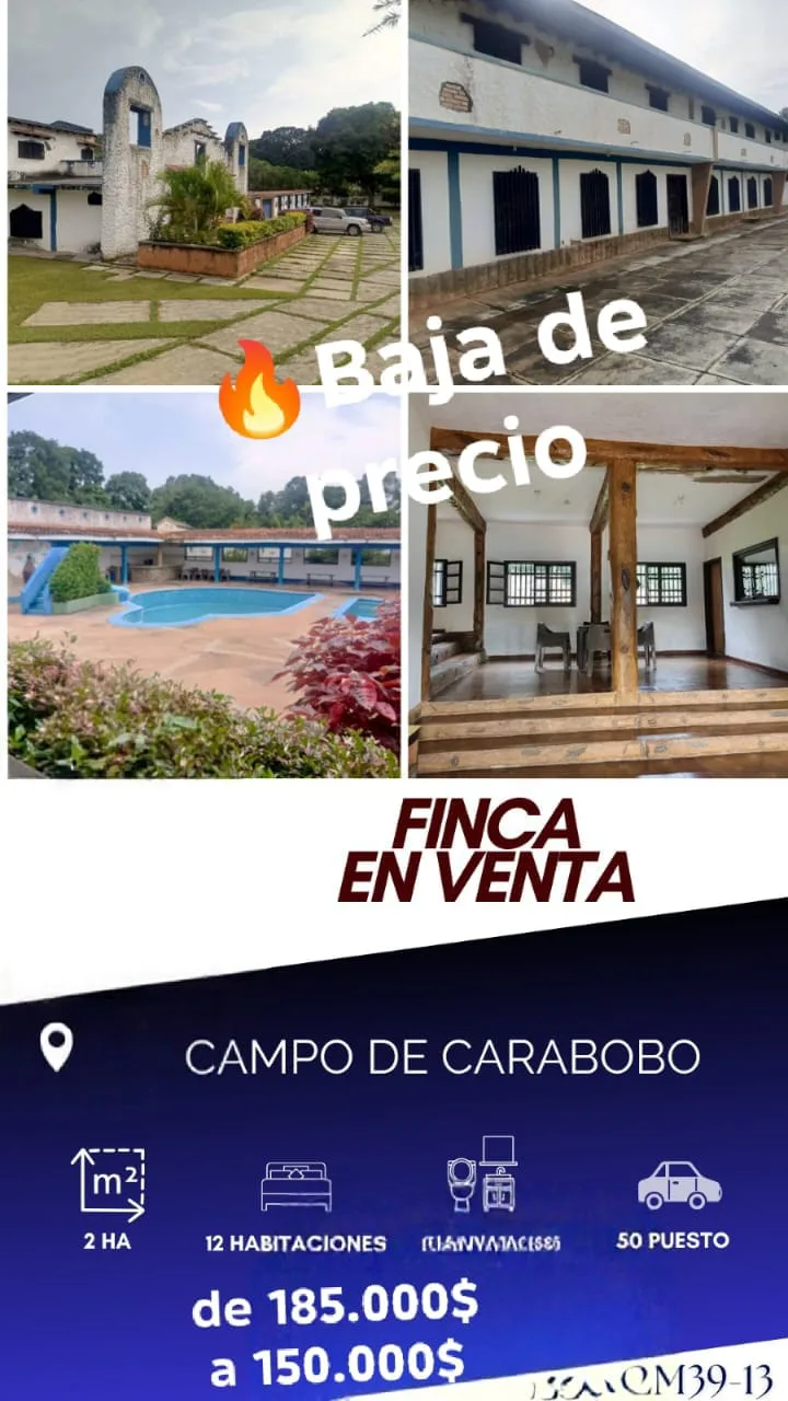 Casa en Venta en Campo Carabobo — 12 hab 20000m² — USD 150,000