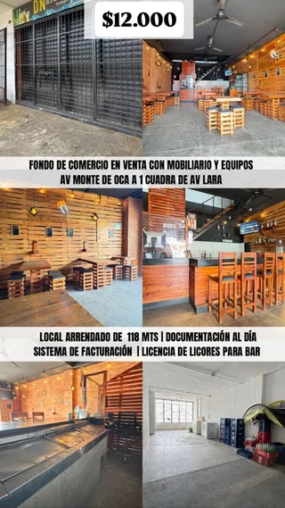 Local en Av Montes de Oca a una cuadra de la Av Lara