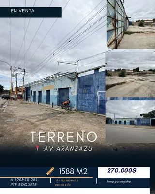 Terreno en Av. Aranzazu