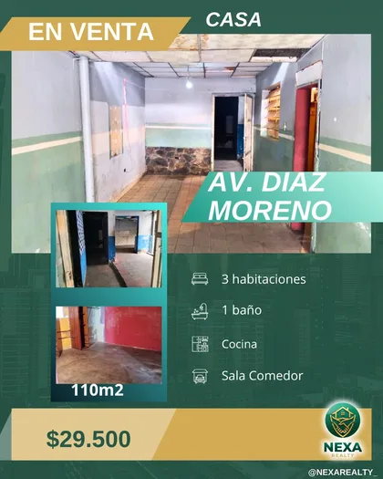 Casa en Av. Díaz Moreno, sector La Candelaria — USD 29.500