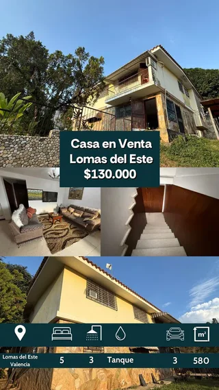 Casa en Urb. Lomas del Este - Valencia - Carabobo