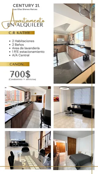 Apartamento en Residencias Kathy - Lechería