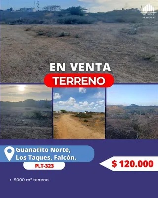 Terreno en Guanadito Norte, Municipio Los Taques, Punto Fijo, Estado Falcón