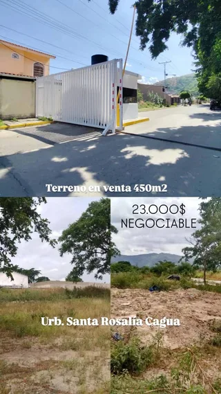 Terreno en Urb. Santa Rosalia Cagua