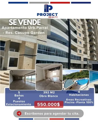 Apartamento en El Parral, Residencias Casupo Garden