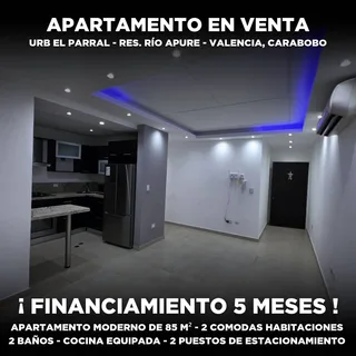 Apartamento en Urb El Parral, Residencias Rio Apure, Valencia - Estado Carabobo
