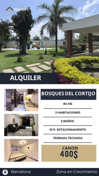 Apartamento en Conjunto Residencial Bosques del Cortijo