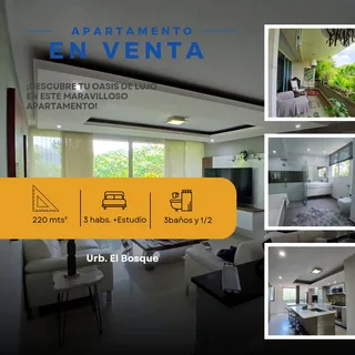 Apartamento en Urbanización El Bosque