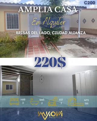 Casa en Brisas del Lago, Ciudad Alianza, Guacara, Edo. Carabobo