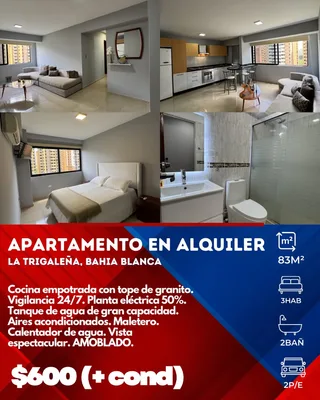 Apartamento en Bahía Blanca, La Trigaleña