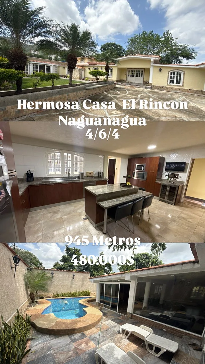 Casa en Venta en El Rincón, Naguanagua — 3 hab 578m² — USD 480,000