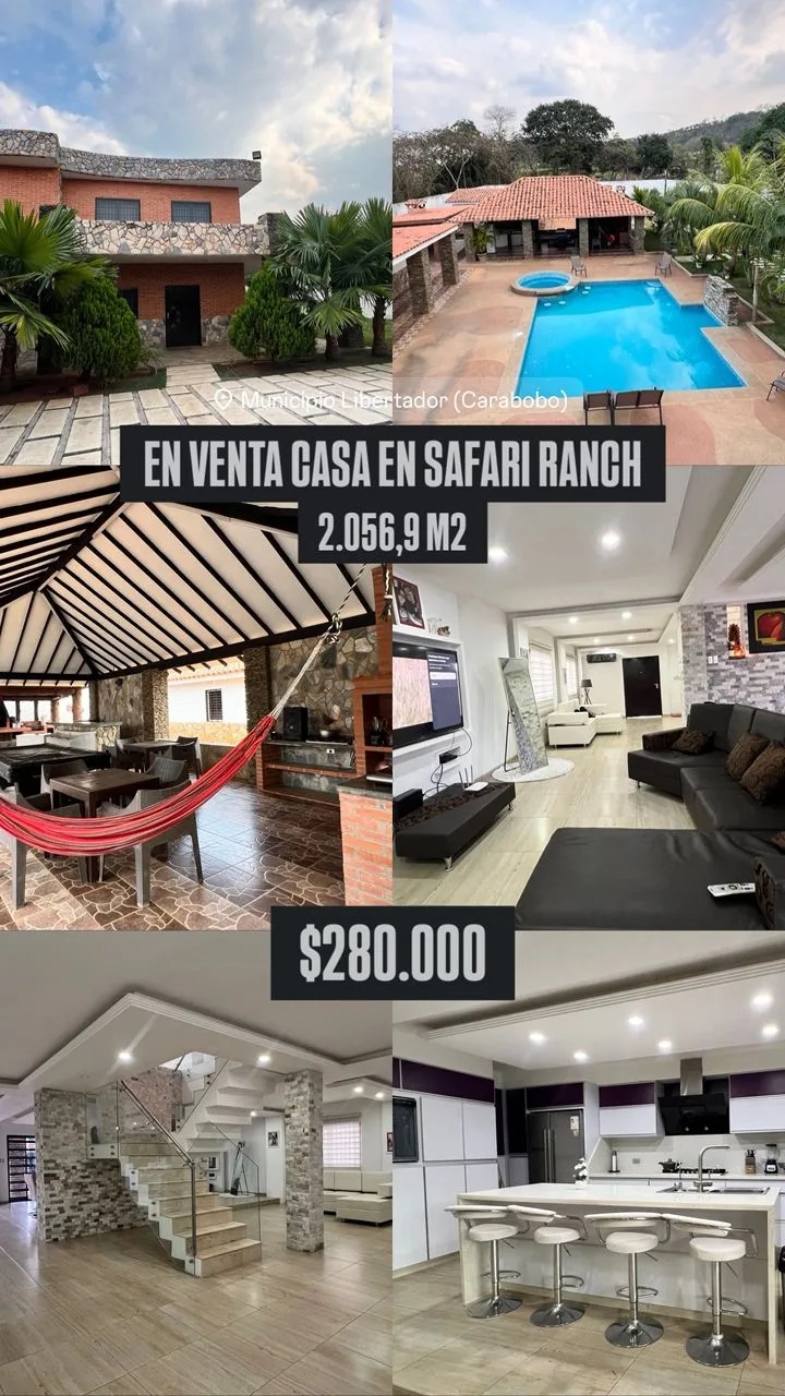 Casa en Venta en Safari Ranch 2057m² — USD 280,000