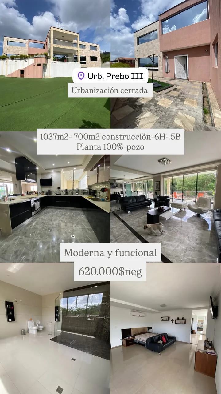 Casa en Venta en Urb. Prebo III — 10 hab 1037m² — USD 620,000