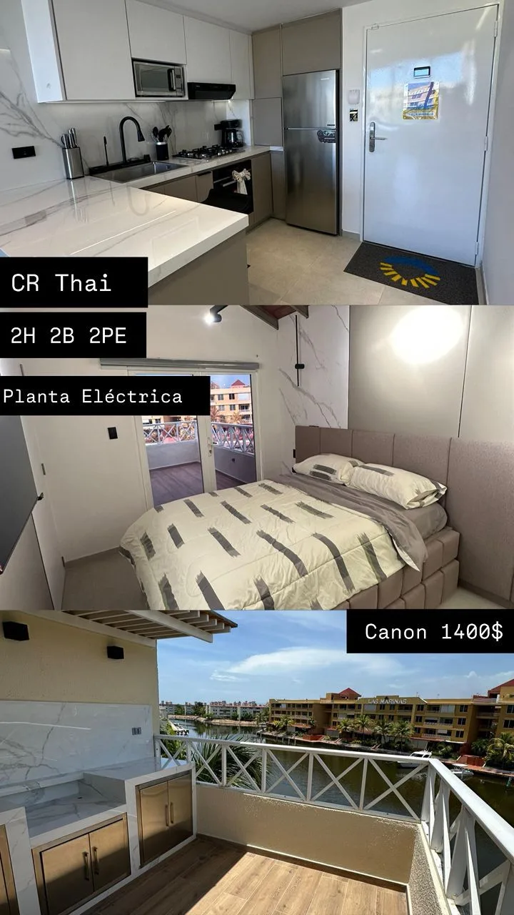 Apartamento en Alquiler en CR Thai — 2 hab 72m² — USD 1,400