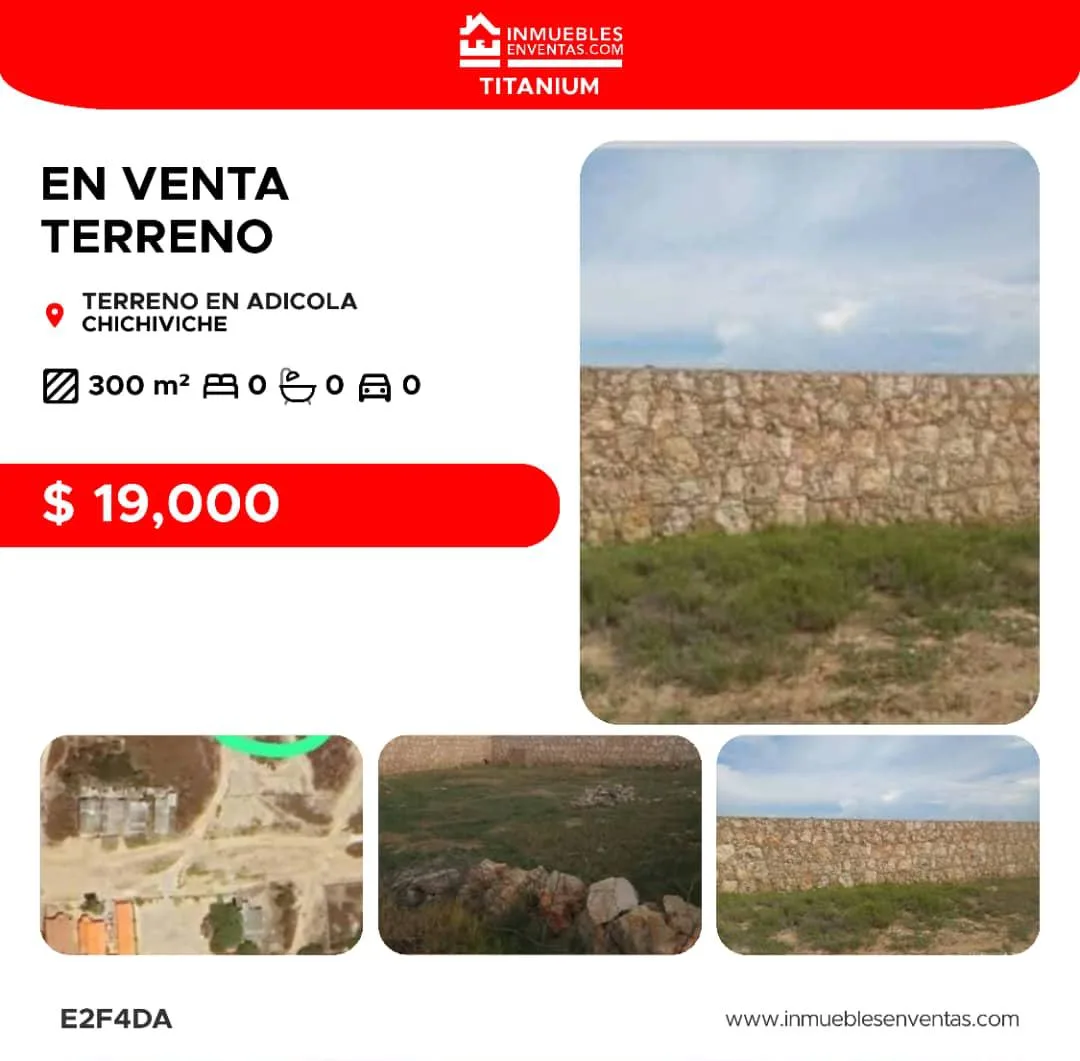 Terreno en Venta en Adicora, Sector El Molino, Edo. Falcón 300m² — USD 19,000