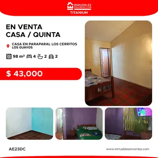Casa en Urbanización Los Cerritos, Paraparal, Municipio Los Guayos
