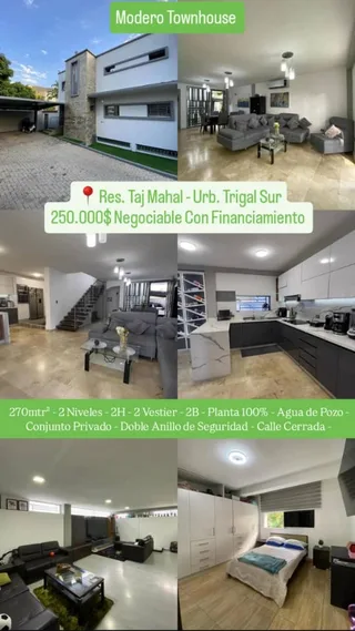 Townhouse en Urb. Trigal Sur - Res. Taj Mahal