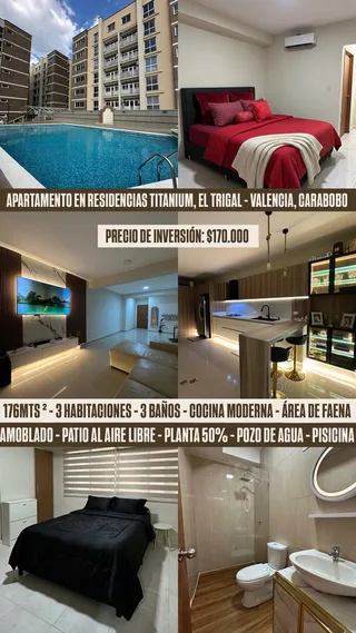 Apartamento en Residencias Titanium, El Trigal